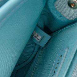 Chanel Blue Mini CC Quilted Denim Crossbody
