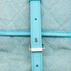 Chanel Blue Mini CC Quilted Denim Crossbody