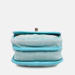 Chanel Blue Mini CC Quilted Denim Crossbody