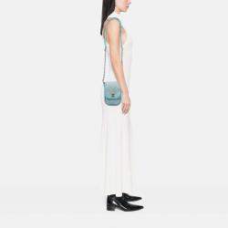 Chanel Blue Mini CC Quilted Denim Crossbody