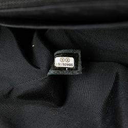 Chanel Black/Blue Medium Jersey Grid Single Flap