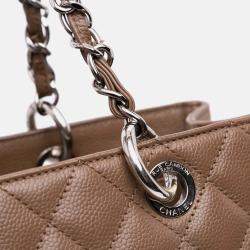 Chanel Brown Caviar Grand Shopping Tote