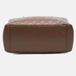 Chanel Brown Caviar Grand Shopping Tote