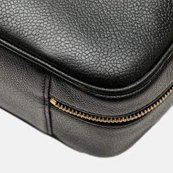 Chanel Black CC Caviar Vanity Case