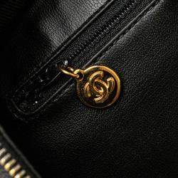 Chanel Black CC Caviar Vanity Case