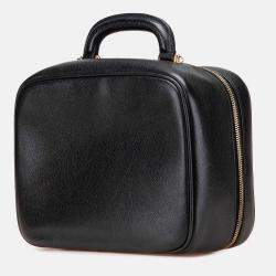 Chanel Black CC Caviar Vanity Case
