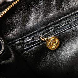 Chanel Black Quilted Lambskin CC Charm Tote