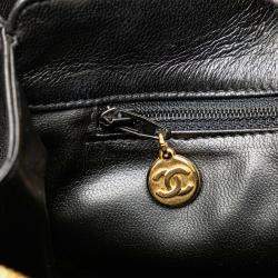 Chanel Black Quilted Lambskin CC Charm Tote