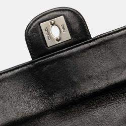Chanel Black Chocolate Bar Lambskin East West Flap