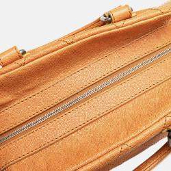 Chanel Brown Small CC Quilted Caviar Outdoor Ligne Doctor Bag