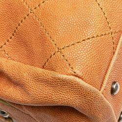 Chanel Brown Small CC Quilted Caviar Outdoor Ligne Doctor Bag