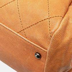 Chanel Brown Small CC Quilted Caviar Outdoor Ligne Doctor Bag