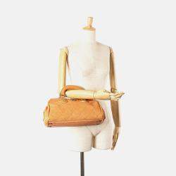 Chanel Brown Small CC Quilted Caviar Outdoor Ligne Doctor Bag