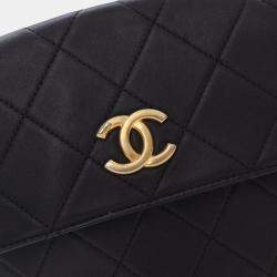 Chanel Small Black Calfskin About Pearls Hobo