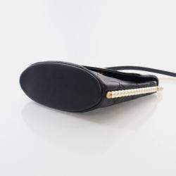 Chanel Small Black Calfskin About Pearls Hobo