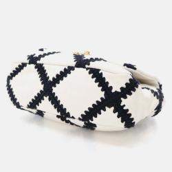 Chanel Medium Multicolor Calfskin Crochet 19 Flap Bag