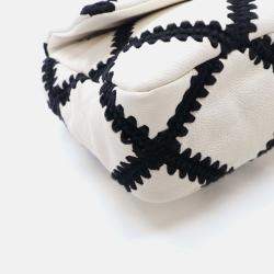 Chanel Medium Multicolor Calfskin Crochet 19 Flap Bag