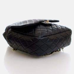 Chanel Small Black Lambskin In Seoul Backpack