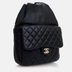 Chanel Small Black Lambskin In Seoul Backpack