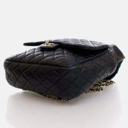 Chanel Small Black Lambskin In Seoul Backpack