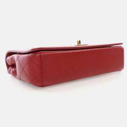 Chanel Medium Red Calfskin Mademoiselle Flap Bag