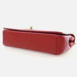 Chanel Medium Red Calfskin Mademoiselle Flap Bag