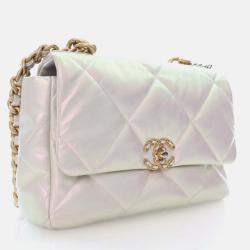 Chanel Large Iridescent Calfskin 19 Flap Bag
