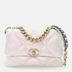 Chanel Large Iridescent Calfskin 19 Flap Bag