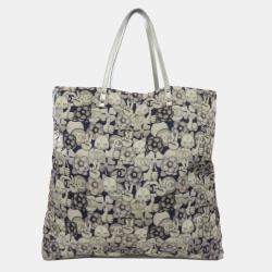 Pre Owned Chanel Cat Motif Tote Bag Nylon