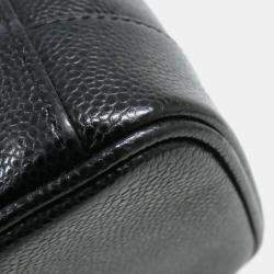 Pre Owned Chanel CC Timeless Caviar Leather Vanity Case