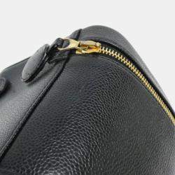 Pre Owned Chanel CC Timeless Caviar Leather Vanity Case