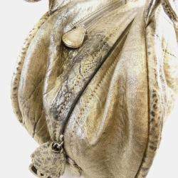 Pre Owned Chanel Gold Handbag