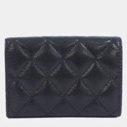 Chanel Timeless Classic Black Leather Wallet
