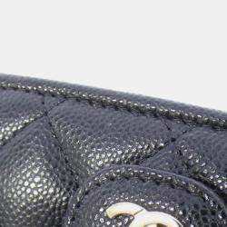 Chanel Timeless Classic Black Leather Wallet