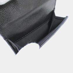 Chanel Timeless Classic Black Leather Wallet
