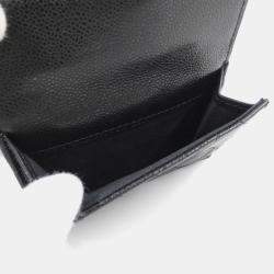 Chanel Timeless Classic Black Leather Wallet