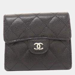 Chanel Classic Black Leather Wallet