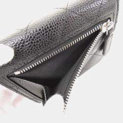 Chanel Classic Black Leather Wallet