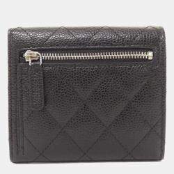 Chanel Classic Black Leather Wallet