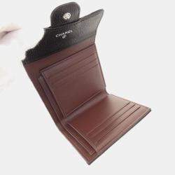 Chanel Classic Black Leather Wallet