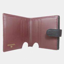 Chanel Matelasse Coco Mark Grained Calfskin Bi-Fold Wallet 