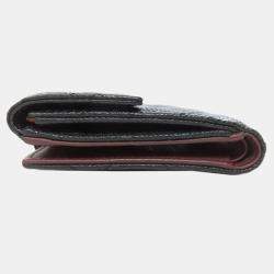 Chanel Matelasse Coco Mark Grained Calfskin Bi-Fold Wallet 