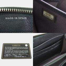 Pre Owned Chanel Matelasse Coco Calfskin Mark Long Wallet 