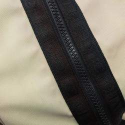 Chanel Sport Line Coco Mark Beige Black Nylon Canvas Boston Bag 