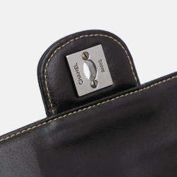 Chanel Blue CC Chocolate Bar Denim East West Flap