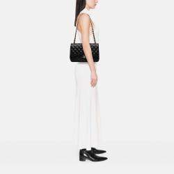 Chanel Black Jumbo Classic Lambskin Double Flap