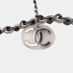 Chanel Silver Vinyl Ice Cube Pochette
