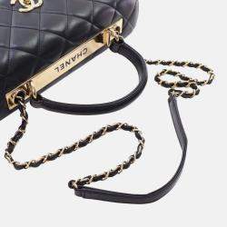Chanel Black Medium Lambskin Trendy CC Top Handle Bag