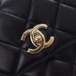 Chanel Black Medium Lambskin Trendy CC Top Handle Bag