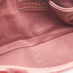 Chanel Burgundy Chevron Leather and Suede Surpique CC Flap Shoulder Bag